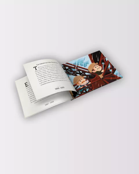 Livre espagnol : Historia de la Dama de Hierro - Boutique tour Eiffel