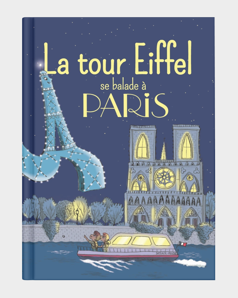 Livre La Tour Eiffel se Balade à Paris (Lune Bleue) Enfant - tour Eiffel