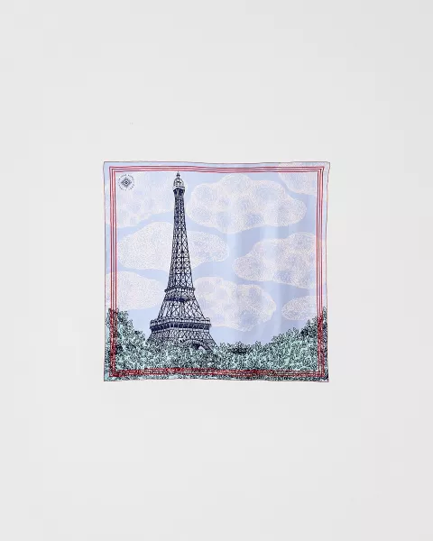 Pañuelo 67x67cm Día Seda - Tienda Torre Eiffel