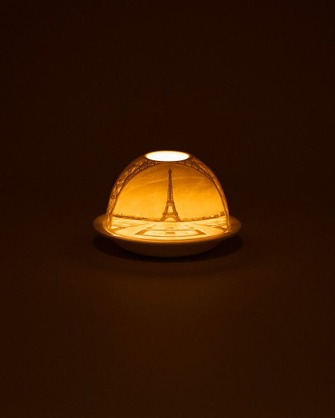 Lithophanie Porcelaine La tour Eiffel Bernardaud