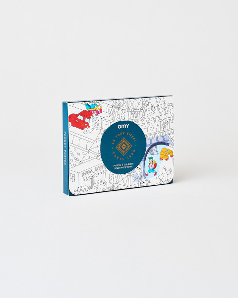 Mini coloring book Eiffel tower OMY -  Official Eiffel Tower Shop