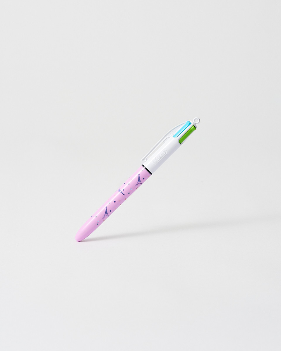 Stylo BIC pastel Rose - Boutique Officielle de la tour Eiffel