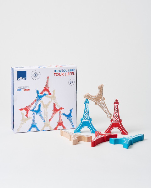 12-Piece Multicolor Stacking Game - Official Eiffel Tower Shop