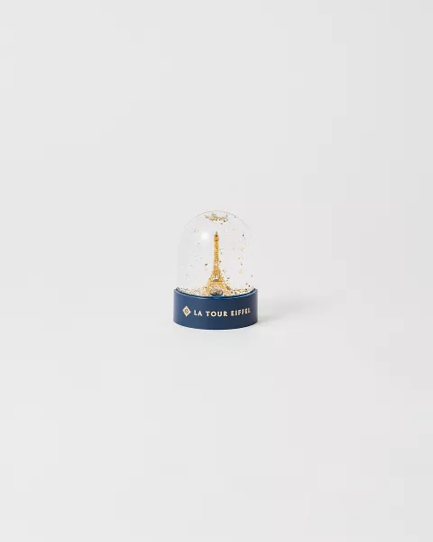 Gold Snow Globe Magnet - Official Eiffel Tower Shop