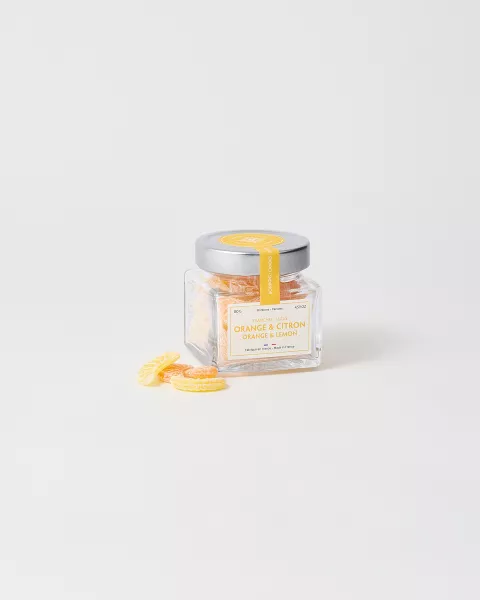 Pot de Bonbons 130g Orange Citron - Boutique tour Eiffel