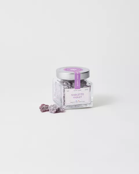 Pot de Bonbons 130g Violette - Boutique tour Eiffel