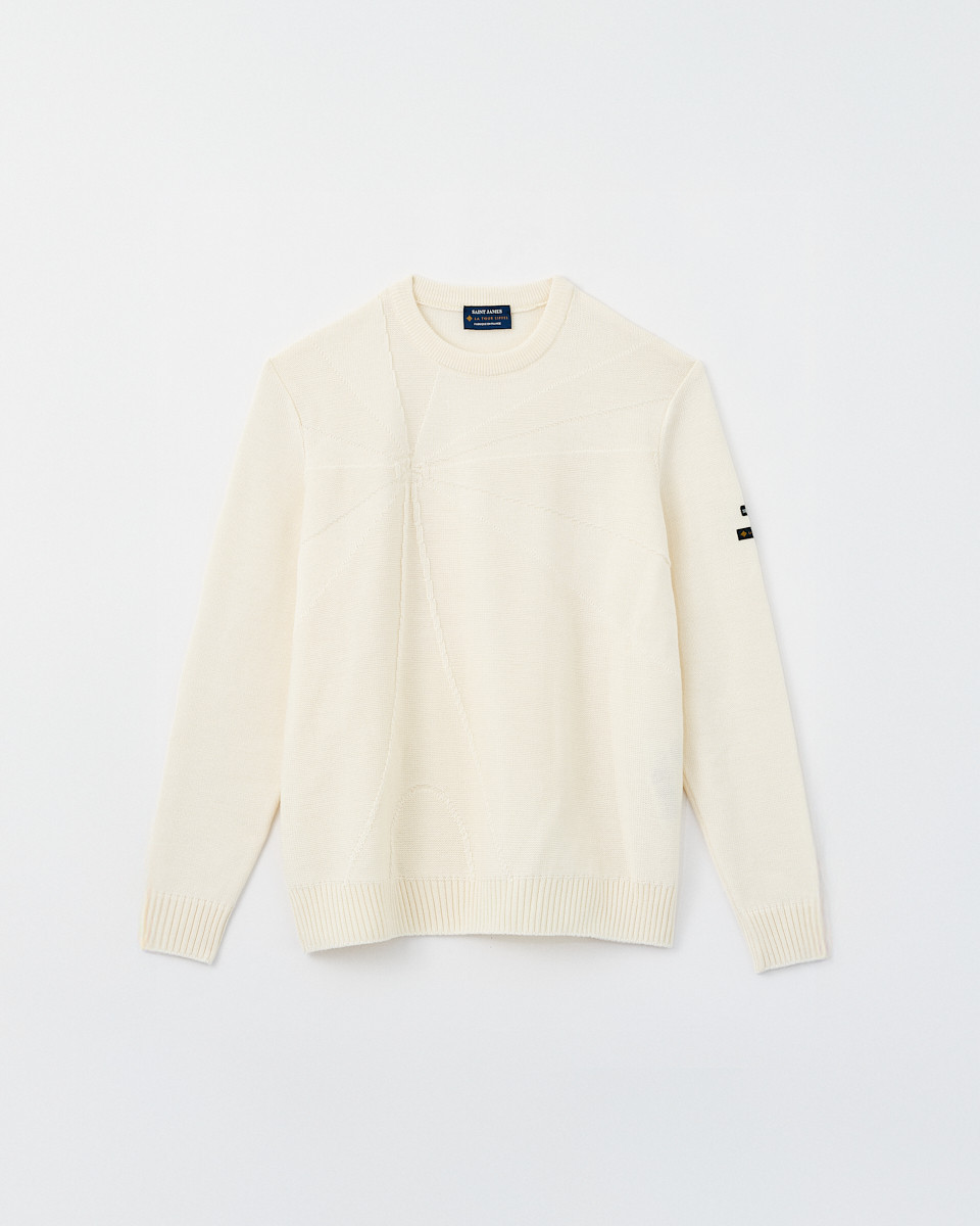 Pull Laine Blanc - Boutique Officielle de la tour Eiffel